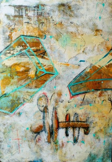 Painting titled "murales GOKA leonar…" by Leo Tezcucano, Original Artwork