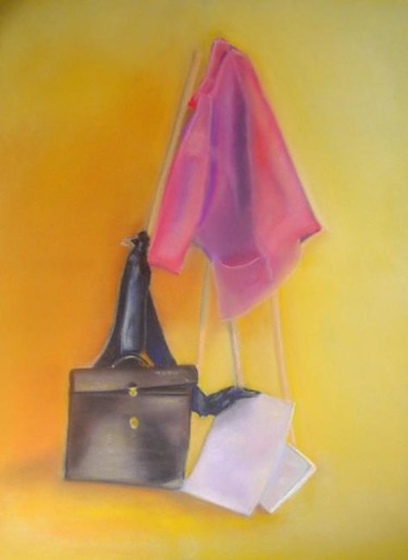 Painting titled "Atelier" by Maryvonne Lepinoy (MARLEN), Original Artwork