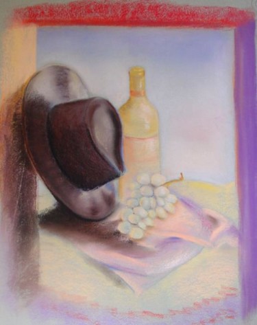 Painting titled "La pause des vendan…" by Maryvonne Lepinoy (MARLEN), Original Artwork