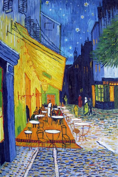 绘画 标题为“Vencent Van Gogh #2…” 由Lermay Chang, 原创艺术品, 油 安装在木质担架架上