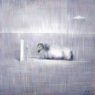 Painting titled "Dream 002D" by Lermay Chang, Original Artwork, Acrylic Mounted on Wood Stretcher frame