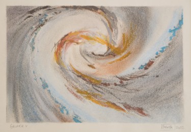 Malerei mit dem Titel "galaxie V" von Jean-Michel Leroux, Original-Kunstwerk, Acryl