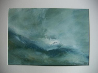 Peinture intitulée "vague" par Marc Lerude, Œuvre d'art originale