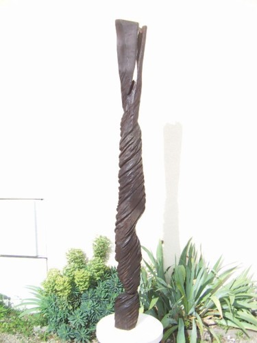 Sculpture intitulée "enroulement" par Marc Lerude, Œuvre d'art originale