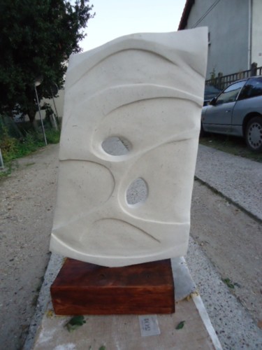 Sculpture intitulée "calcaire" par Marc Lerude, Œuvre d'art originale