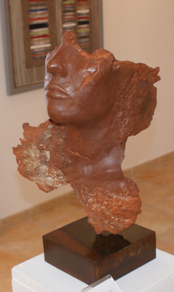 Sculpture titled "SANS TITRE . ." by Kim.B, Original Artwork, Clay
