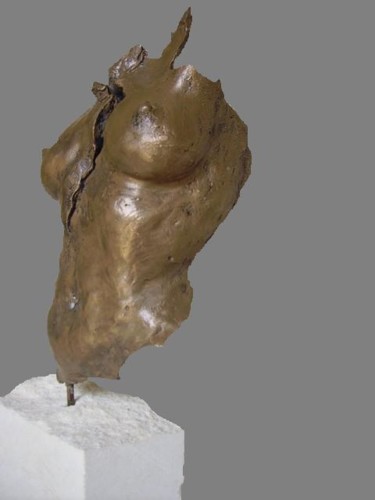 Sculpture intitulée "La déchirure" par Kim.B, Œuvre d'art originale