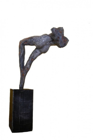 Sculpture intitulée ""Atterre"" par Kim.B, Œuvre d'art originale