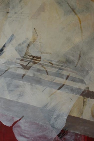 Peinture intitulée ""Fragile traverse"" par Kim.B, Œuvre d'art originale