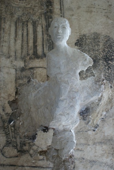 Sculptuur getiteld ""Etre ange"  2013 -" door Kim.B, Origineel Kunstwerk