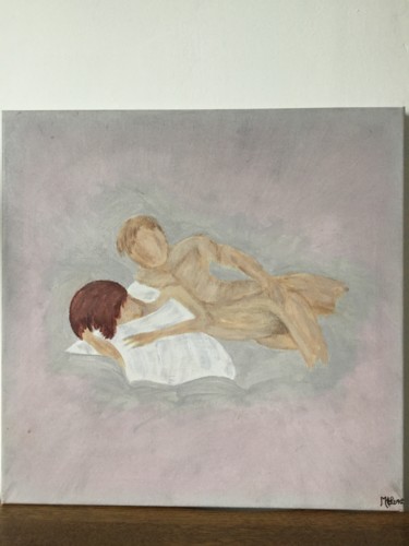 Peinture intitulée "Nus" par M.Helene, Œuvre d'art originale, Acrylique