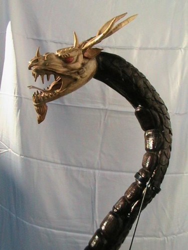 Sculpture titled "Grand Dragon" by Didier Sorgues, Original Artwork