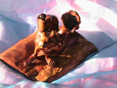 Sculpture titled "Nue choux fleur" by Didier Sorgues, Original Artwork