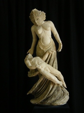 Sculpture intitulée "Merienne" par Patrick Lesca, Œuvre d'art originale