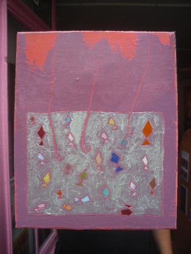 Painting titled "Poissons hameçon ar…" by Catherine Furic, Original Artwork