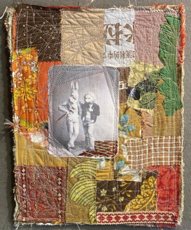 Textile Art με τίτλο "Les Merveilleux" από Les Cousardes, Αυθεντικά έργα τέχνης, Ύφασμα Τοποθετήθηκε στο Άλλος άκαμπτος πίνα…