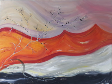 Peinture intitulée "Là où la pluie ne t…" par Muriel Benech (Muriel'B), Œuvre d'art originale, Acrylique