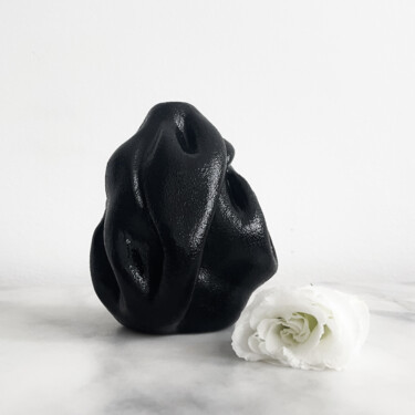 Rzeźba zatytułowany „Wabi-Vase 10” autorstwa Lesia Danilina, Oryginalna praca, Glina
