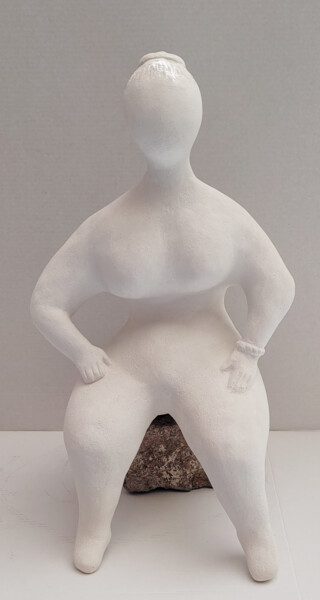 Скульптура под названием "anonyme plantureuse…" - Raymonde Koelblen/Pitoizel (PitRe), Подлинное произведение искусства, Терр…