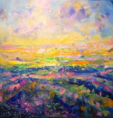 Pintura intitulada "Beyond The Dream" por Lesley Blackburn, Obras de arte originais, Óleo