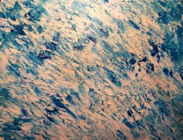 Peinture intitulée "Tide" par Leslie Argentin, Œuvre d'art originale, Acrylique