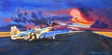 Pintura titulada "Redy to fly" por Leszek Gaczkowski, Obra de arte original, Oleo