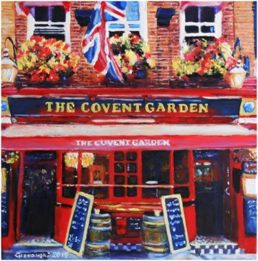 Pittura intitolato "The Covent Garden P…" da Leszek Gaczkowski, Opera d'arte originale, Olio