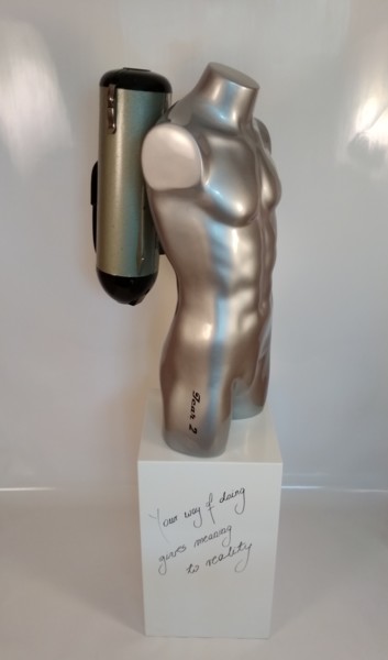 Icar 2 Sculpture titled "Icar 2" by Leszek Dziaduch, Original Art, Resin