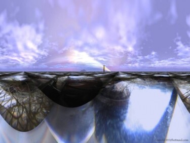 Arts numériques intitulée "paysage-2" par Letailleur-H, Œuvre d'art originale, Modélisation 3D