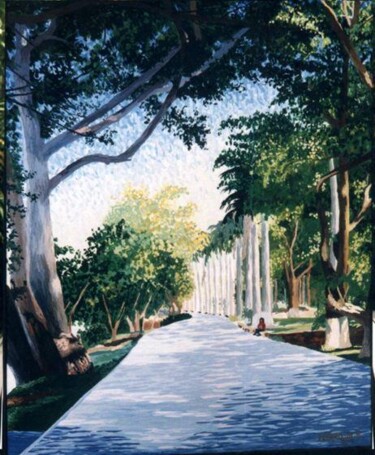 Peinture intitulée "Plaza Ayacucho-20" par Letailleur-H, Œuvre d'art originale, Acrylique