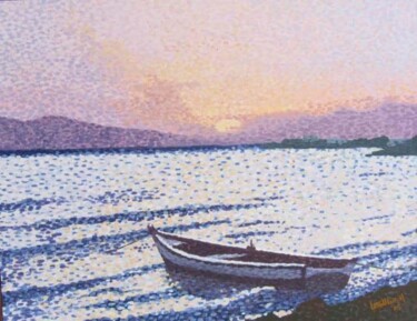 Pintura intitulada "amanecer golfo-275" por Letailleur-H, Obras de arte originais, Acrílico