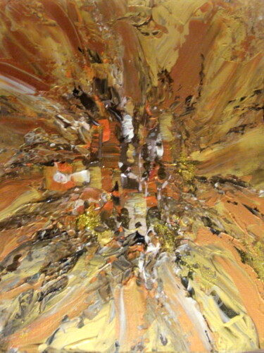 Peinture intitulée "EBRANLEMENT" par Léti, Œuvre d'art originale, Acrylique Monté sur Châssis en bois