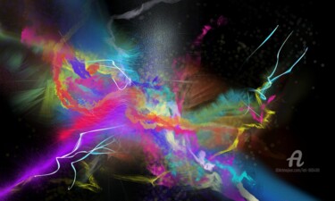 Цифровое искусство под названием "EVOLUTION 2" - Léti, Подлинное произведение искусства, Цифровая живопись