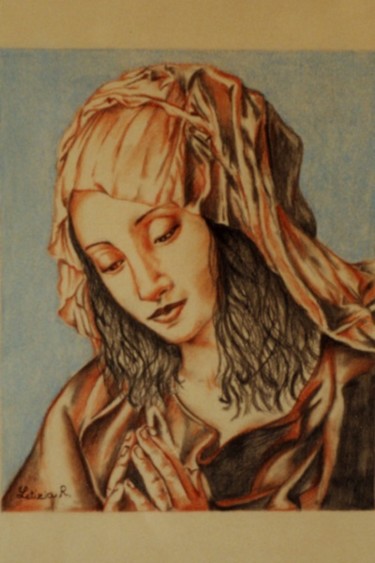 Painting titled "Immacolata Concezio…" by Letizia Romagnoli, Original Artwork