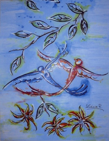 Painting titled "Libertà" by Letizia Romagnoli, Original Artwork