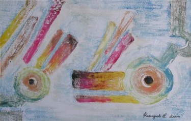 Painting titled "Il corteggiamento" by Letizia Romagnoli, Original Artwork