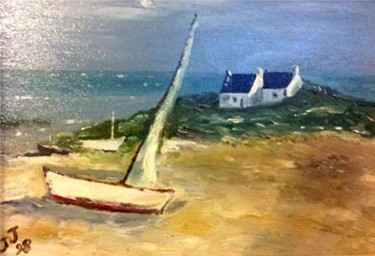 Painting titled "Bretagne" by Le Tobi, Original Artwork