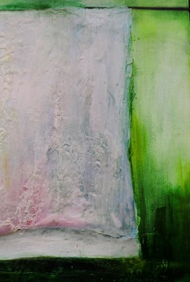 Peinture intitulée "detail of passing on" par Martine L'Etoile, Œuvre d'art originale, Huile