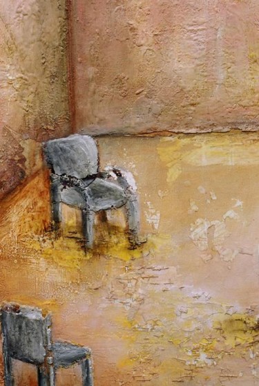 Peinture intitulée "detail of untitled" par Martine L'Etoile, Œuvre d'art originale