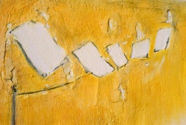Painting titled "detail of let's go" by Martine L'Etoile, Original Artwork