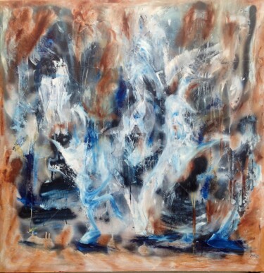 Painting titled "La danse à la Licor…" by Letty Cauet (Letty), Original Artwork