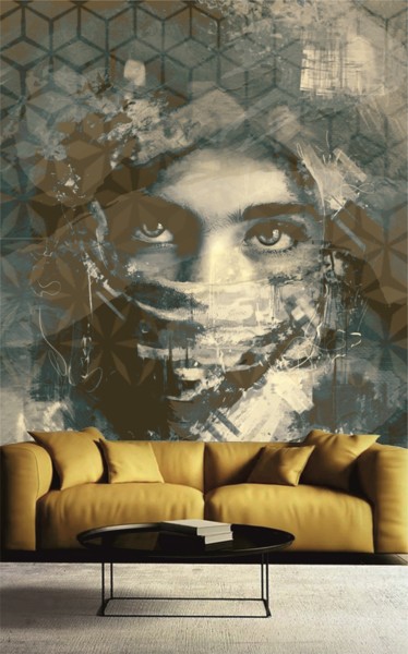 印花与版画 标题为“Touareg eyes” 由Levente Csorba, 原创艺术品, 数字打印