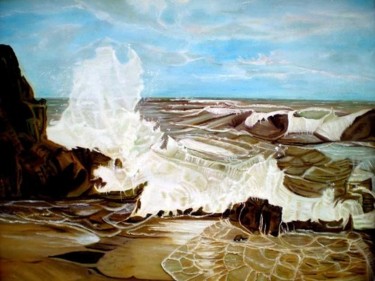 Pintura titulada "Waves." por Socam, Obra de arte original