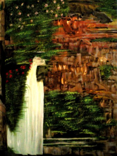 Pintura titulada "Landscape" por Socam, Obra de arte original, Oleo