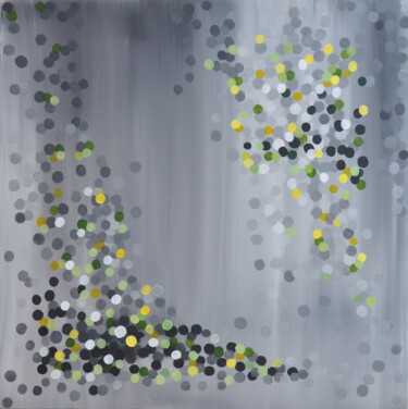 Painting titled "Evening after rain" by Liudmila Levitas, Original Artwork, Acrylic