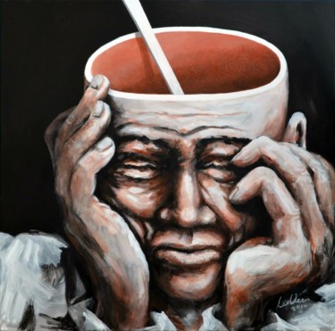 Painting titled "Empty" by Lex Veen, Original Artwork