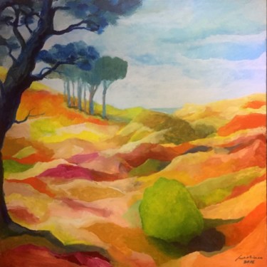 Painting titled "Dunes Wassenaar Hol…" by Lex Veen, Original Artwork