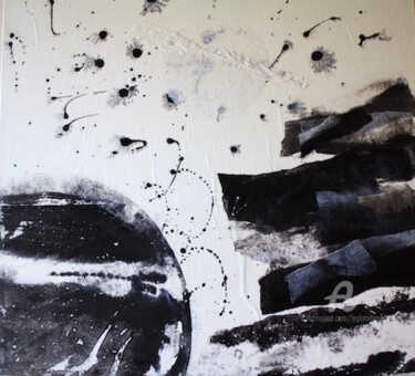 제목이 "DIALOGUE"인 미술작품 Leylane Ferret로, 원작, 기름 나무 들것 프레임에 장착됨