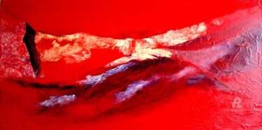 Картина под названием "EL DORADO" - Leylane Ferret, Подлинное произведение искусства, Масло Установлен на Деревянная рама дл…