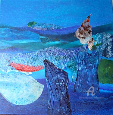 Картина под названием "FANTASMAGORIE" - Leylane Ferret, Подлинное произведение искусства, Масло Установлен на Деревянная рам…